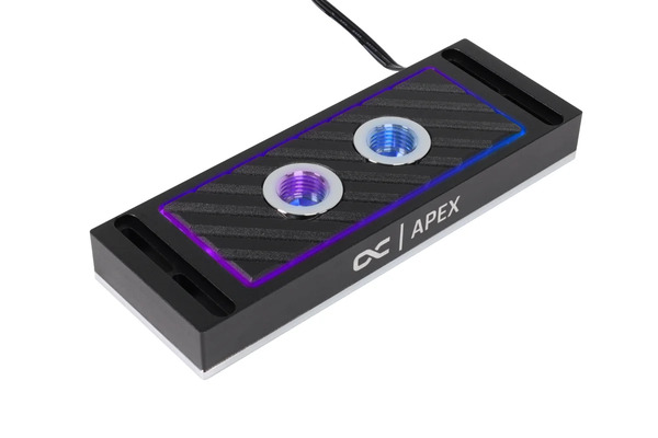 038cc1c7-9b72-46f5-ada5-b8e99cec2ae9 Alphacool Apex D-RAM Water cooler ARGB - 4 Slots Noir – Image 1