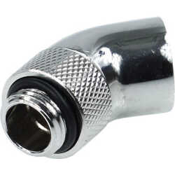 Alphaccol HF Coude 45° rotatif - 1/4" Mâle / Femelle Chrome