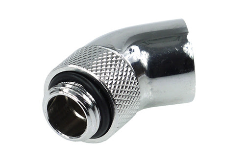 061a5f4a-894e-4a69-983a-067becf7e68f Alphaccol HF Coude 45° rotatif - 1/4" Mâle / Femelle Chrome – Image 1