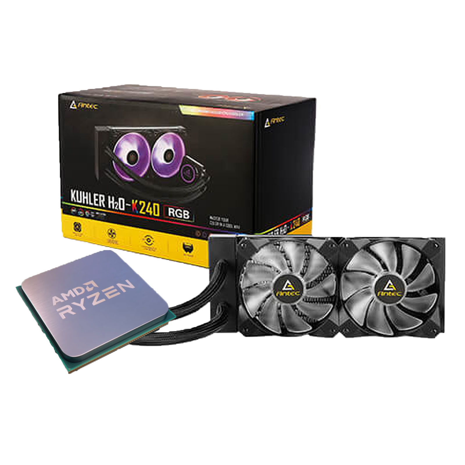 0a36b9fd-28b3-4801-9fad-deb9e53f95fe Pack AMD RYZEN 9 5950X Tray + Watercooling – Image 1