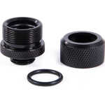 Alphacool Fitting Anti-Off pour Tube rigide noir 14mm G1/4 – Image 3