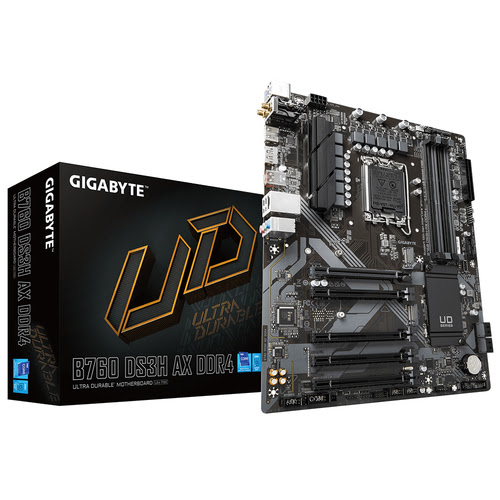 15454124-7870-42db-adf6-6b68f3842844 Gigabyte B760 DS3H AX DDR4 – Image 1