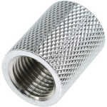 Alphacool Raccord tube rigide droit argent - 14mm