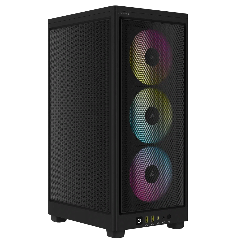 4371993c-f412-49b0-9e67-5993cd0a812e Corsair 2000D Airflow RGB Noir – Image 1