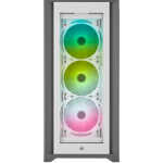 Corsair iCUE 5000X RGB Tempered Glass (Blanc) – Image 5