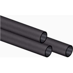 Corsair Hydro X Series XT Hardline Tuyaux rigides 10/14 mm - Satin Noir - 1 m (x3)