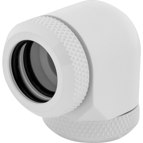 4f3edd30-c43e-4363-8515-9900e6e2d402 Corsair Hydro X Series XF Hardline Embout 90° 14mm OD - Blanc (x 2) – Image 1