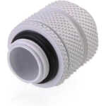 Fitting Femelle/Femelle télescopique droit blanc