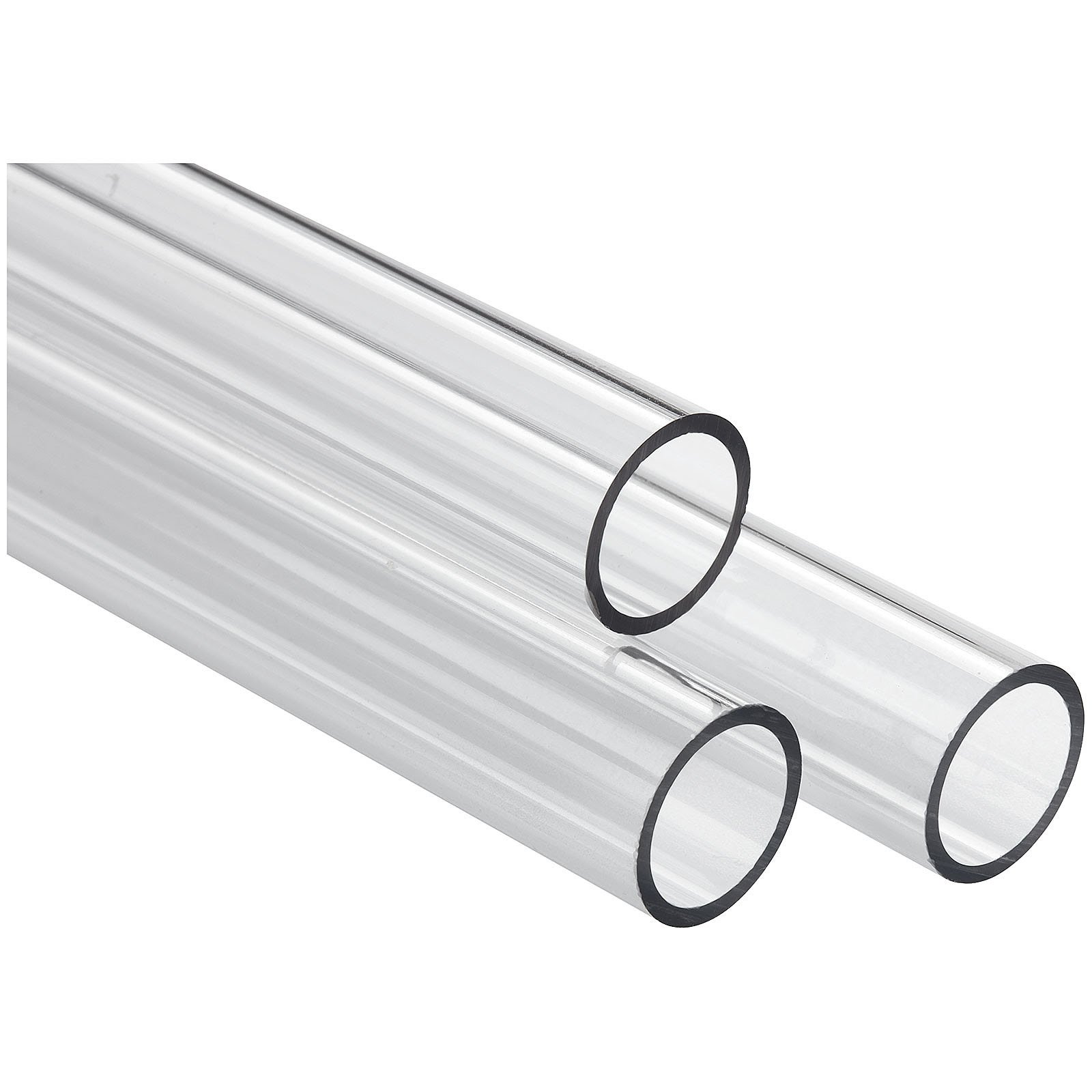 62f07161-fe2f-4a4a-817c-3e5a9d346102 Corsair Hydro X Series XT Hardline Tuyau rigide 10/14 mm - Transparent - 1 m (x 3) – Image 1