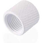 Raccord tube rigide droit blanc - 14mm