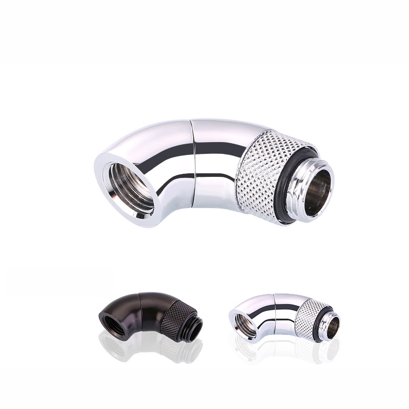 708df52e-b839-4b6c-a998-e7d3b1d25051 Fitting arrondi rotatif 90° argent - 14mm – Image 1