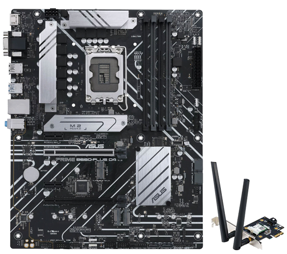 9204ef0e-da1e-4727-98c2-a2cff7eabf5f Asus PRIME B660-PLUS D4 SI-Seconde Vie-Etat Satisfaisant – Image 1