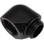 Fitting Male/Femelle 90° noir - 14mm