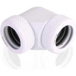 Raccord tube rigide 90° blanc - 14mm