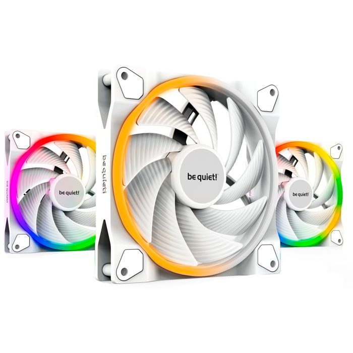 a88883a6-681f-41bb-8463-0432ad4464da be quiet! Light Wings 120 mm PWM ARGB Triple Pack (blanc) – Image 1