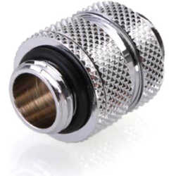 Fitting Femelle/Femelle télescopique droit argent