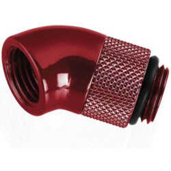 Fitting coudé rotatif 45° rouge - 14mm