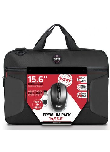 b6e55de9-9550-41ca-a72e-9d9decbfb7f0 PORT Designs Premium Pack 15.6" Noir – Image 1