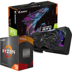 Pack AMD Ryzen 9 5950X + AORUS RTX3080 TI MASTER 12G LHR