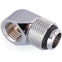Fitting coudé rotatif 90° argent - 14mm