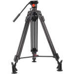 DLH Energy Trépied Premium Rotule Pro 1,63M Appareil Photo