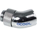 Alphaccol HF Coude 45° rotatif - 1/4" Mâle / Femelle Chrome – Image 3