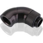 Fitting arrondi rotatif 90° noir - 14mm