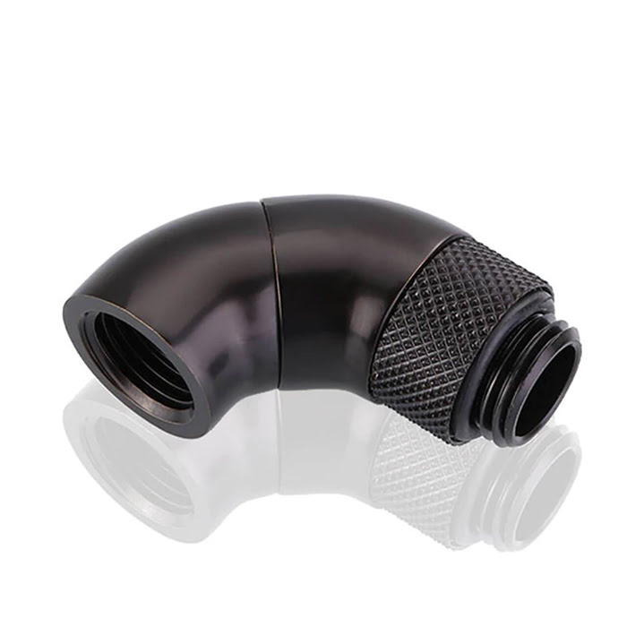 fd1b75e4-f49c-4955-93e1-fdc653590246 Fitting arrondi rotatif 90° noir - 14mm – Image 1