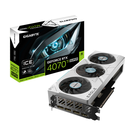 e3a02e5e-1753-4708-94ef-b446ce1f17f5 Gigabyte GeForce RTX 4070 Ti SUPER EAGLE OC ICE 16G – Image 1