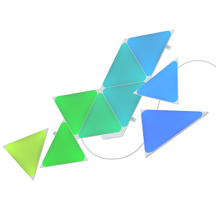 15111a36-ef68-4c54-ae8a-1c7be0569e83 Nanoleaf Shapes Triangles Starter Kit (9 pièces) – Image 1