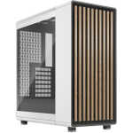 Fractal Design North Chalk White TG Clear