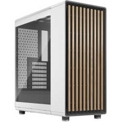 Fractal Design North Chalk White TG Clear