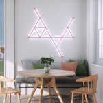 Nanoleaf Lines Skins Matte Pink (9 pièces) – Image 7