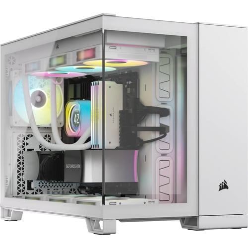 6dd6ad68-0e90-436a-85a4-66db7825e3ff Corsair 2500X RGB Blanc-Seconde Vie-Très Bon Etat – Image 1