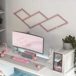 Nanoleaf Lines Skins Matte Pink (9 pièces) – Image 6