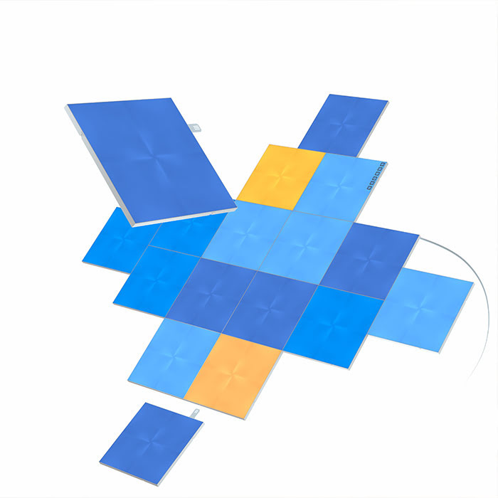 857e0c52-9fba-43c5-8426-d73c3bc7f2a9 Nanoleaf Canvas Smarter Kit (17 pièces) – Image 1