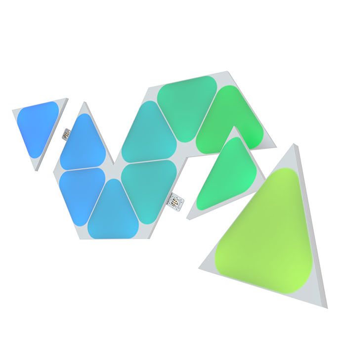 9cbec65b-e23c-44e5-9363-902ae4476c84 Nanoleaf Shapes Mini Triangles Expansion Pack (10 pièces) – Image 1