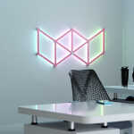 Nanoleaf Lines Skins Matte Pink (9 pièces) – Image 5