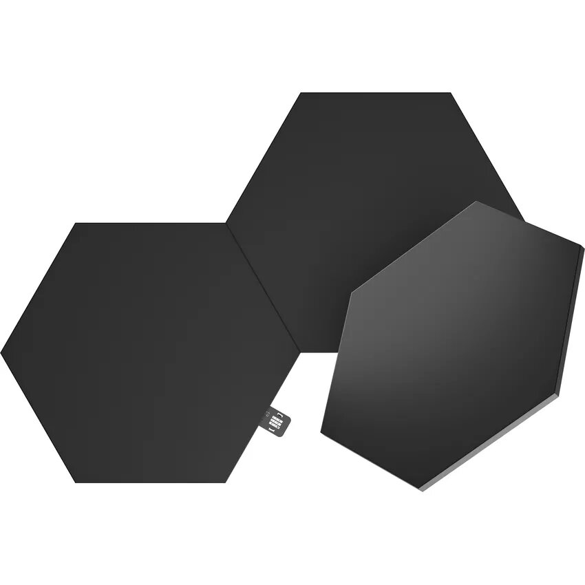 b1a40763-7c5e-4eb7-8d34-864c45a18c29 Nanoleaf Shapes Limited Edition Ultra Black Hexagons Expansion Pack (3 pièces) – Image 1