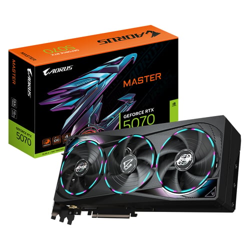 0f6890f5-3bc3-4e48-a244-34167a6929d8 Gigabyte AORUS GeForce RTX 5070 MASTER 12G – Image 1