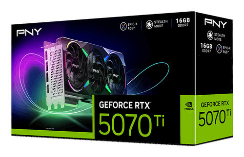 20d6def4-706c-479c-9ca6-369c94b83d33 PNY RTX 5070Ti 16GB ARGB Overclocked Triple Fan – Image 1