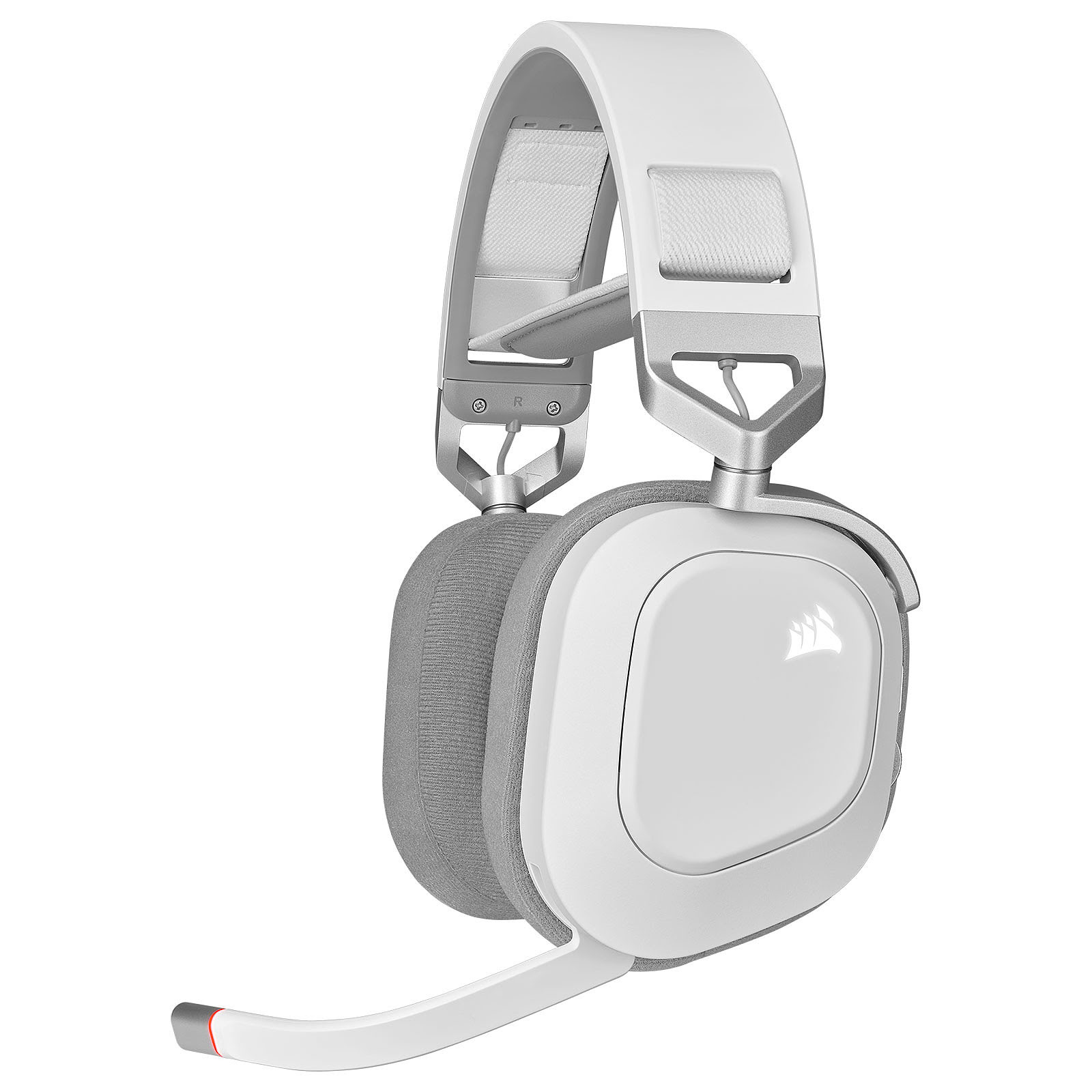 6cab3626-0649-4822-86fb-0349a2b2807e Corsair HS80 RGB Wireless (Blanc) – Image 1