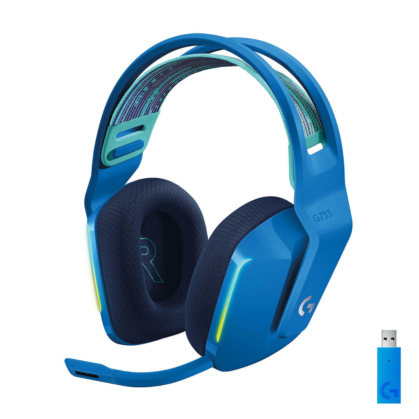 71308e7a-89fa-4154-b46c-5e780e01f140 Logitech G G733 Lightspeed (Bleu) – Image 1