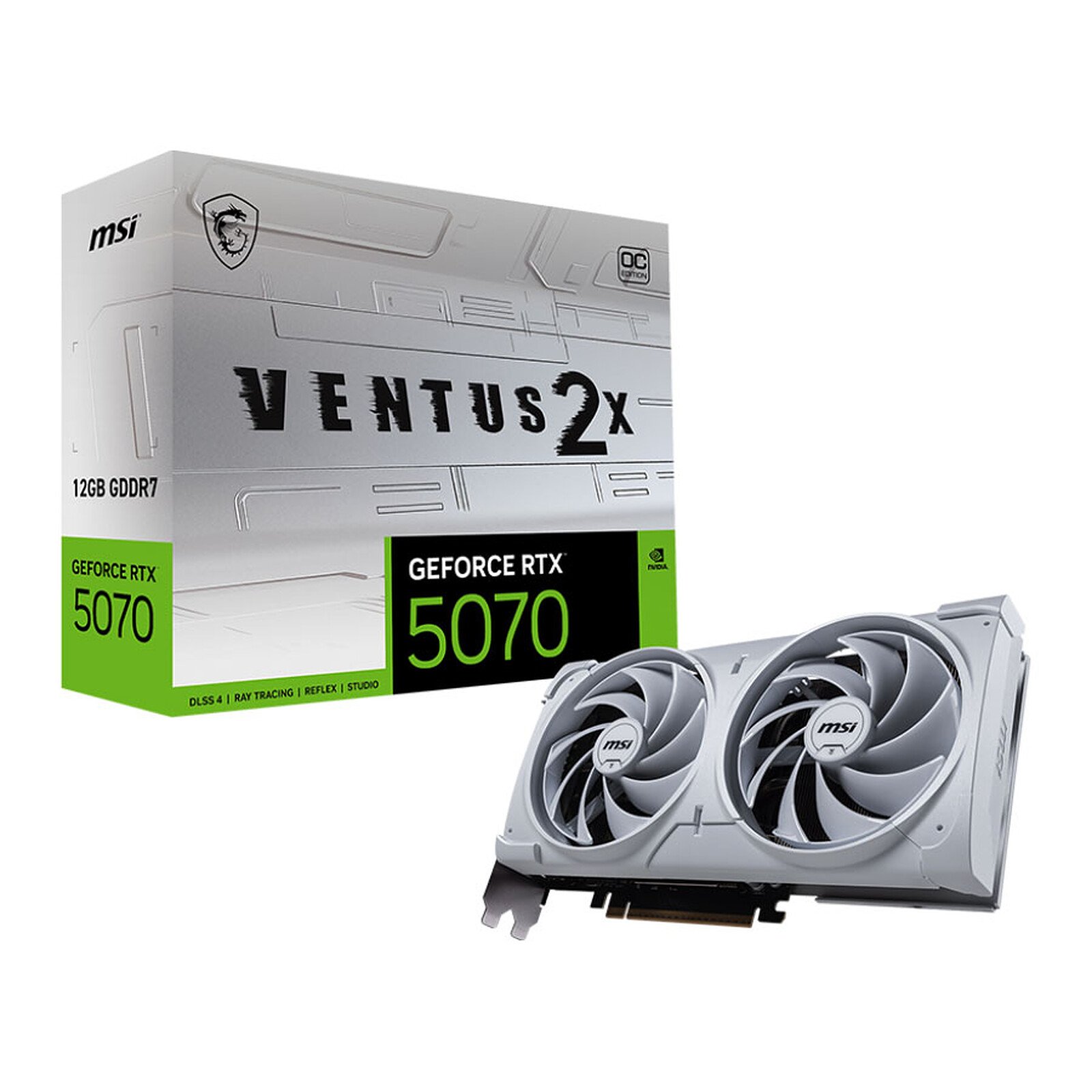 99ea12b8-a166-49f2-9c26-20f6cb0b68fb MSI GeForce RTX 5070 12G VENTUS 2X OC White – Image 1