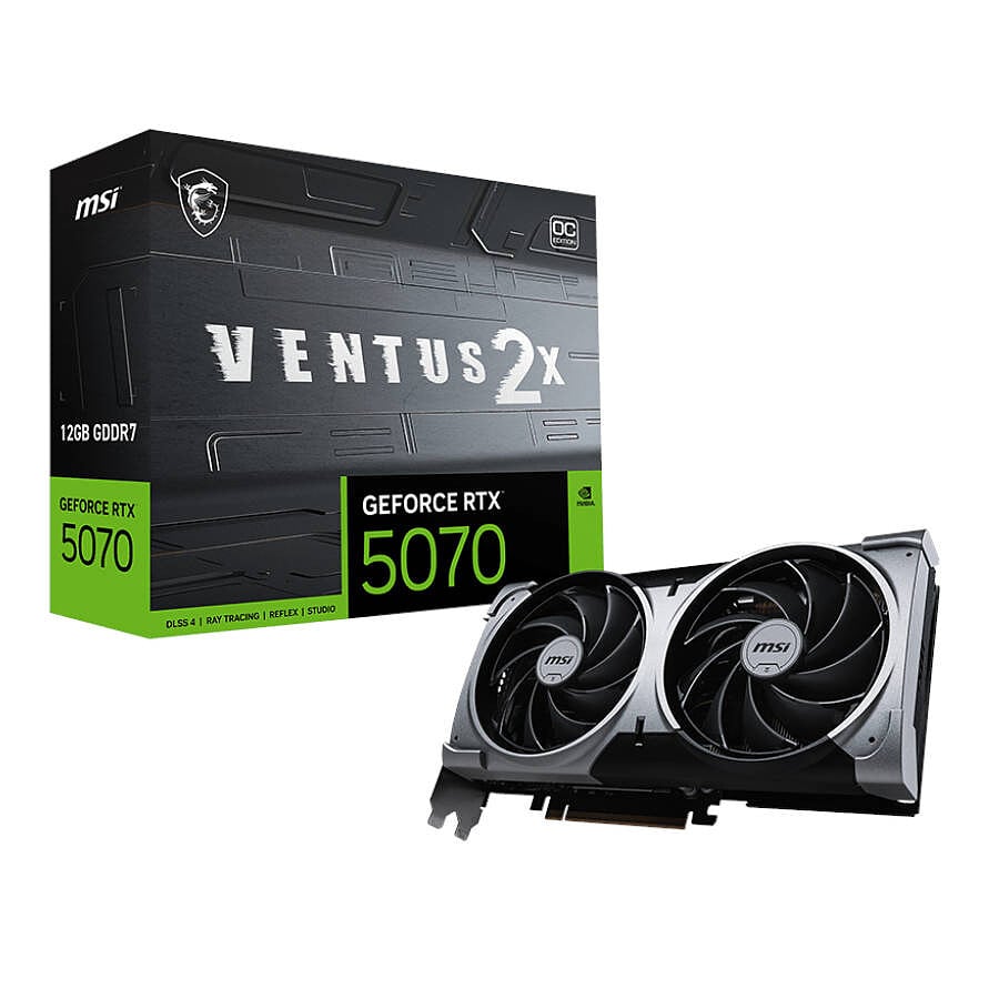 eb744684-d990-42ce-8b15-5d38fdae8408 MSI GeForce RTX 5070 12G VENTUS 2X OC – Image 1