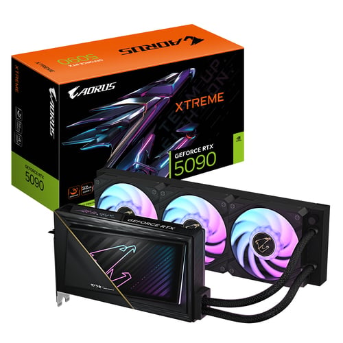 52f7bc10-2dd2-4f86-b3bd-899b4a256427 Gigabyte AORUS GeForce RTX 5090 XTREME WATERFORCE 32G – Image 1