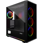 M.RED BLACK DESTROYER Glass-G - ARGB - MT/ATX-Seconde Vie-Parfait Etat