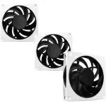 Alphacool Apex Stealth Metal 120mm - 3000rpm Blanc Pack de 3
