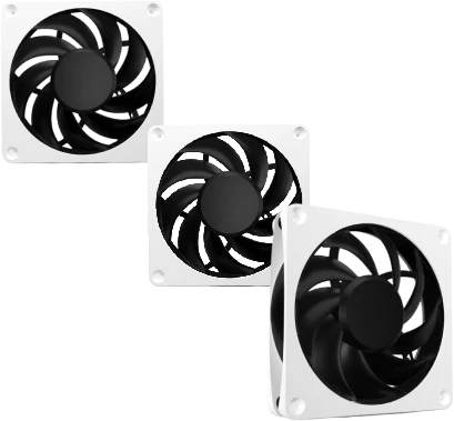 15859ee1-c34a-4bb8-9552-9f74ad581f2c Alphacool Apex Stealth Metal 120mm - 3000rpm Blanc Pack de 3 – Image 1