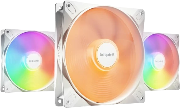 1c9fecb4-022d-4571-b3e8-d46373a68046 be quiet! Light Wings LX 140 mm PWM High Speed Triple Pack - Blanc – Image 1